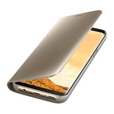 SAMSUNG GALAXY S8 CLEAR VIEW STANDING COVER GOLD